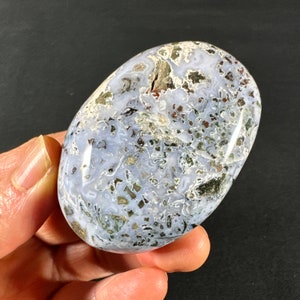 Cosmic Jasper Palm Stone - Marovato Madagascar