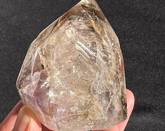 Smoky Amethyst Quartz Point from Madagascar