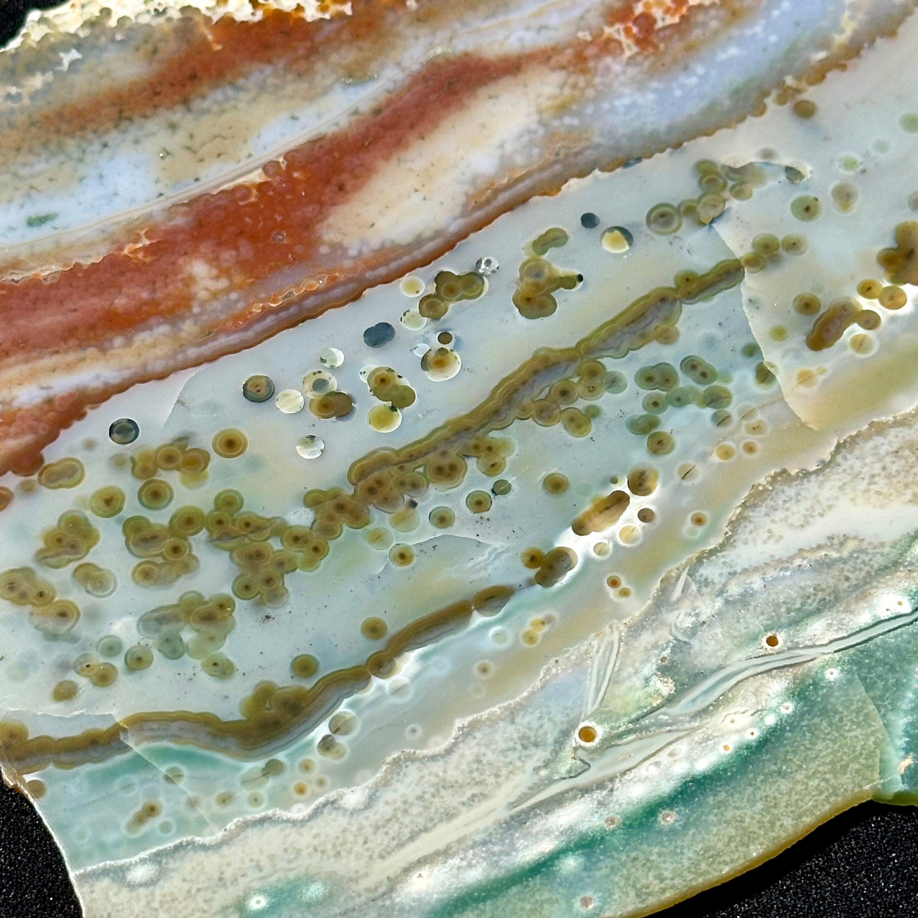 オールドストック オーシャンジャスパー スラブ - 鉱脈 1 または 2