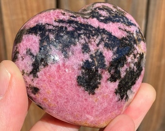 Rhodonite Heart