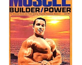 Muscle Builder and Power Magazine, July, 1968: Arnold Schwarzenegger Cover (Digital Download)