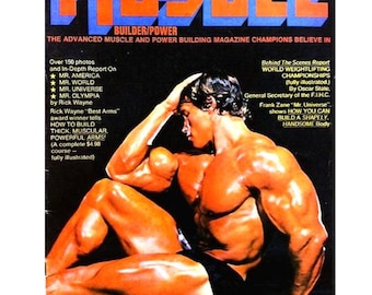 Muscle Builder and Power Magazine, April-May, 1971: Arnold Schwarzenegger Cover (Digital Download)