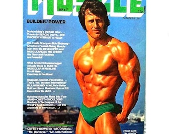 Muscle Builder and Power Magazine, October, 1974: Frank Zane Cover (Digital Download)