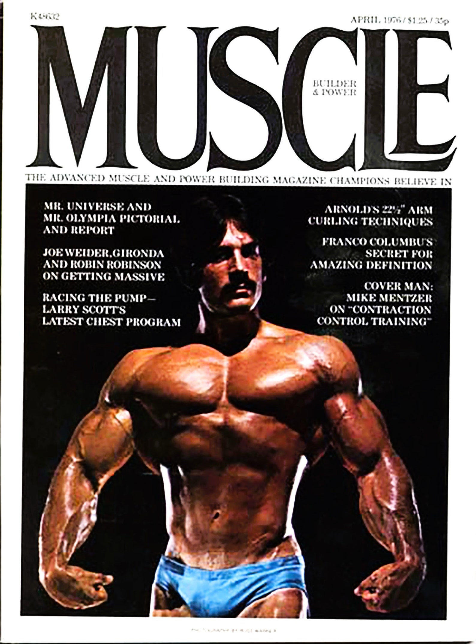 Muscle Builder & Power April, 1976 Complete DIGITAL DOWNLOAD Issue Mike ...