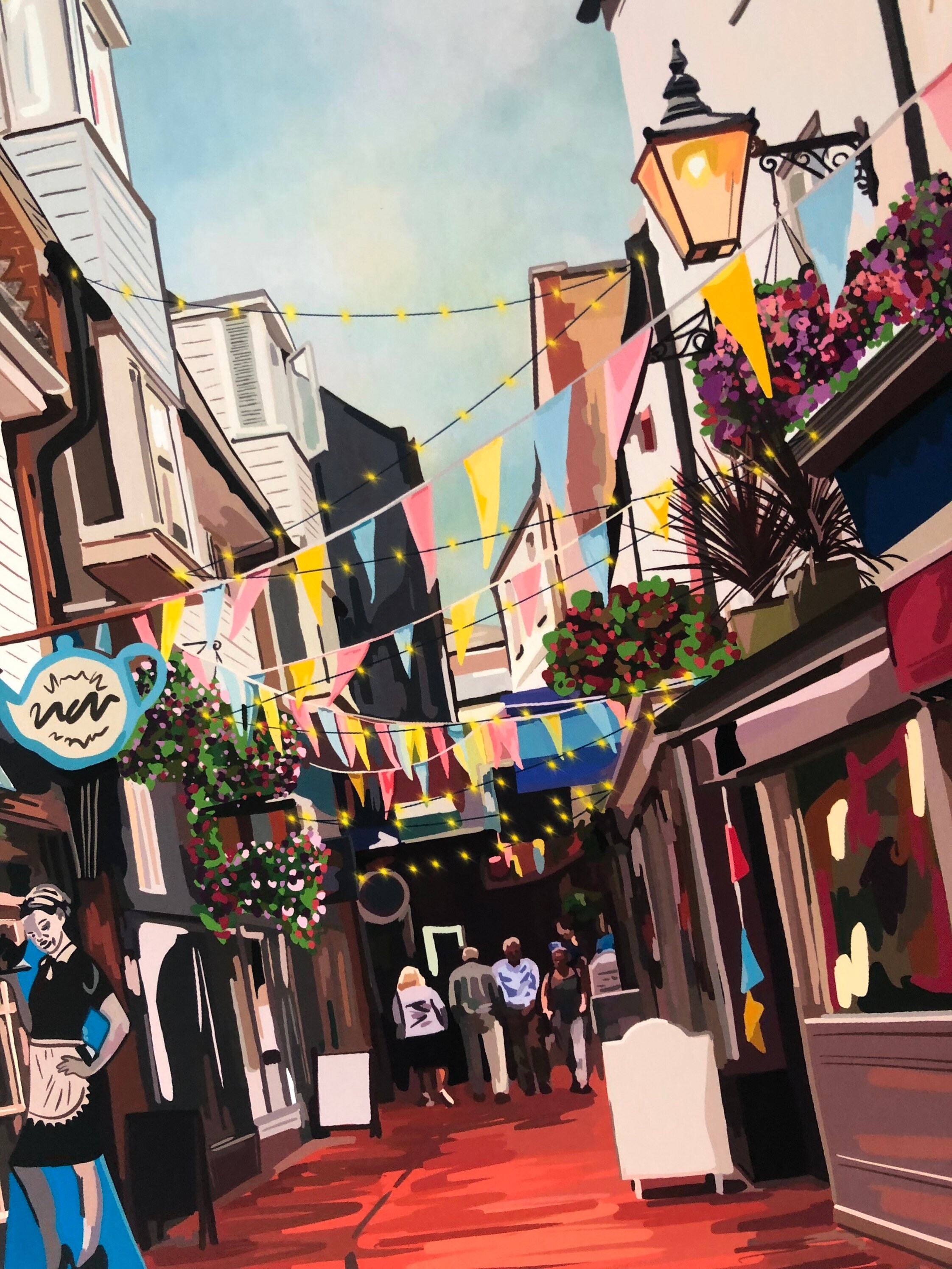 Emma Ball 水彩画 The Lanes,Brighton il_fullxfull.3643124228_hcqv.jpg
