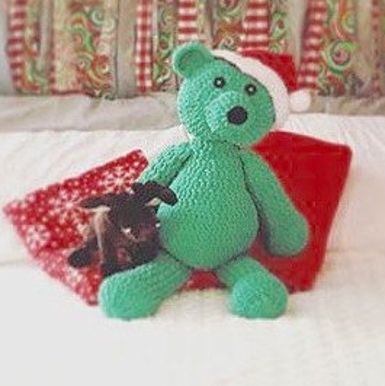 Crochet Stuffed Teddy Bear PATTERN Big Soft Bernat Blanket Etsy