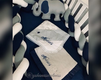 baby bedding set personalized. Custom baby bed set