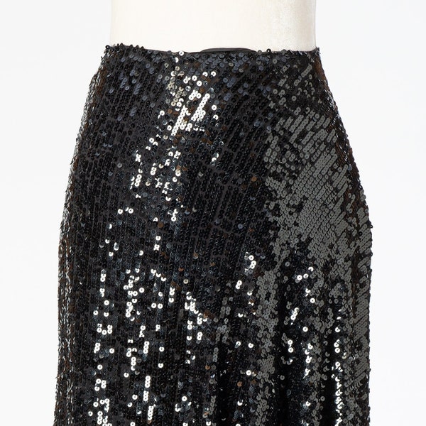 Sequin Maxi Skirt - Etsy