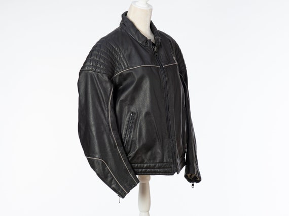 Vintage BMW Leather Moto Jacket Size 27 - Gem