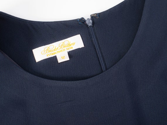 Vintage 1990s Brooks Brothers Navy Sleeveless Sheath Dress Classic - Etsy