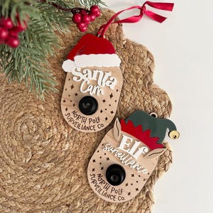 Santa Cam Ornament