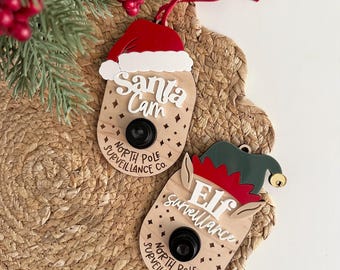 Santa Cam Ornament