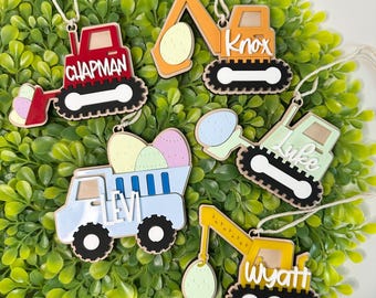 Easter Egg Construction Tags