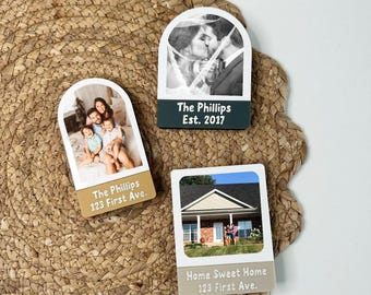 Two-Toned Family Magnets