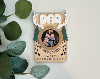 Father's Day Deer Magnet