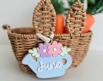 Spring Floral Easter Tag