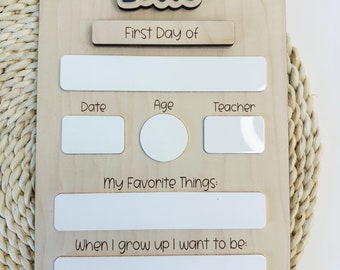 First & Last School Boards (Basic)