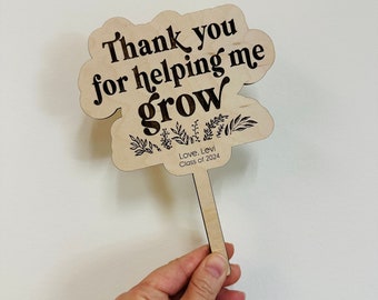 Teacher Plant Tag