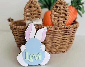 Custom Bunny Easter Tag