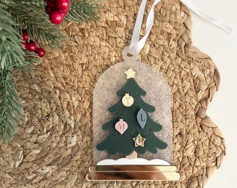 Family Snow Globe Ornament