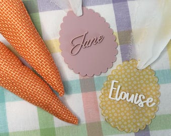 Scalloped Egg Tag