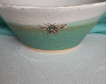 7 to 71/2  inch Hand-made Pottery Bowl