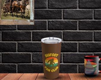 Bigfoot Fan Club 20oz Tumbler - Sasquatch Lover's Gift