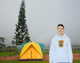 Sasquatch Fan Club Hooded Sweatshirt - Bigfoot Lover Gift, Cozy Winter Wear
