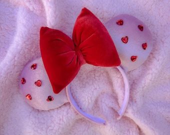 Valentine Pink Heart Ears - Etsy display picture 1