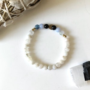 mercury retrograde protection crystal healing bracelet
