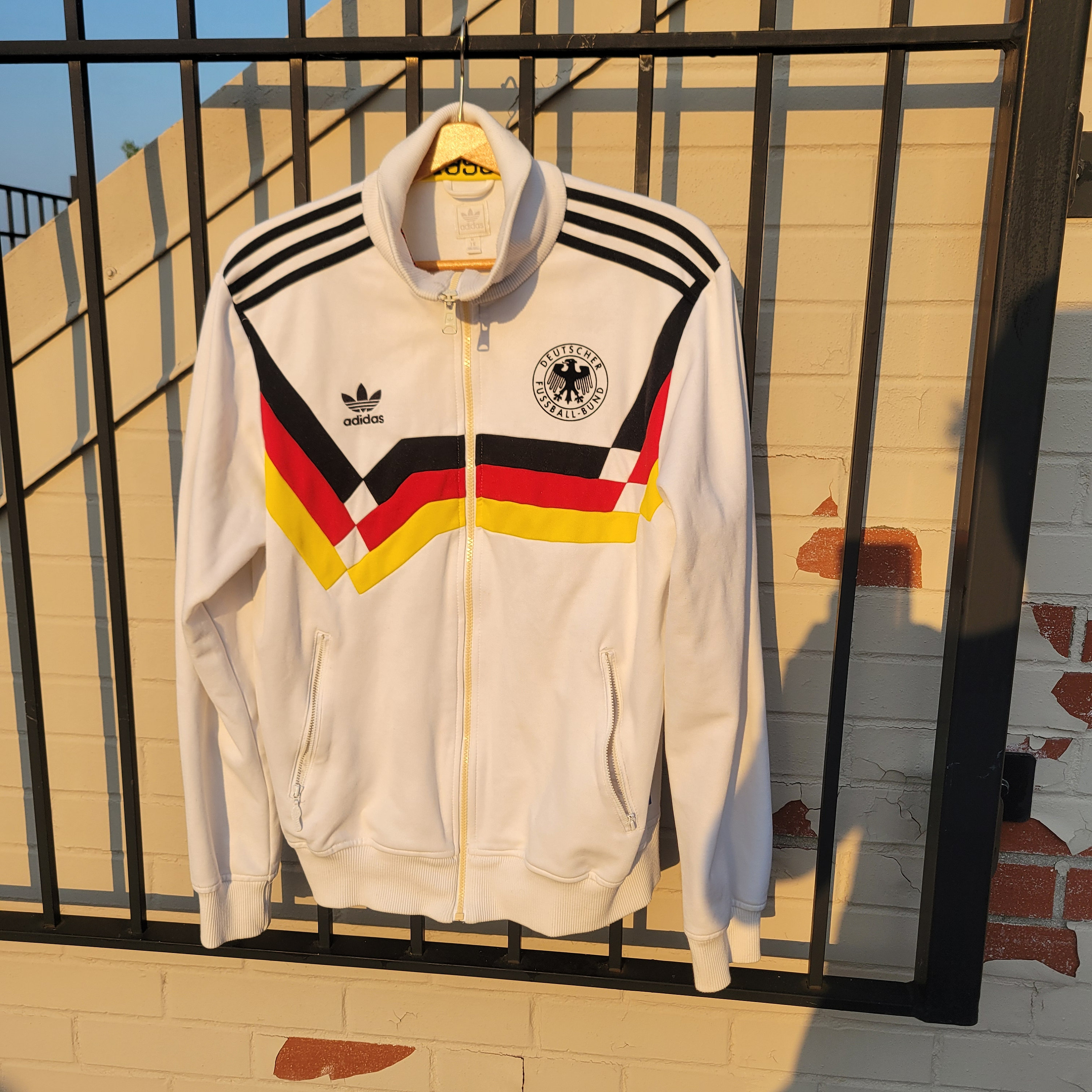 Deutschland Retro Replica 1988 1990 Heim FuBball Jacke ADIDAS Manner Medium Etsy