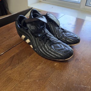 Vintage 2004 Bracara 2 SG Adidas Men’s Black and Gold Soccer Cleats Adidas Bracara IV Black FG – Classic Soccer Cleats main image 4