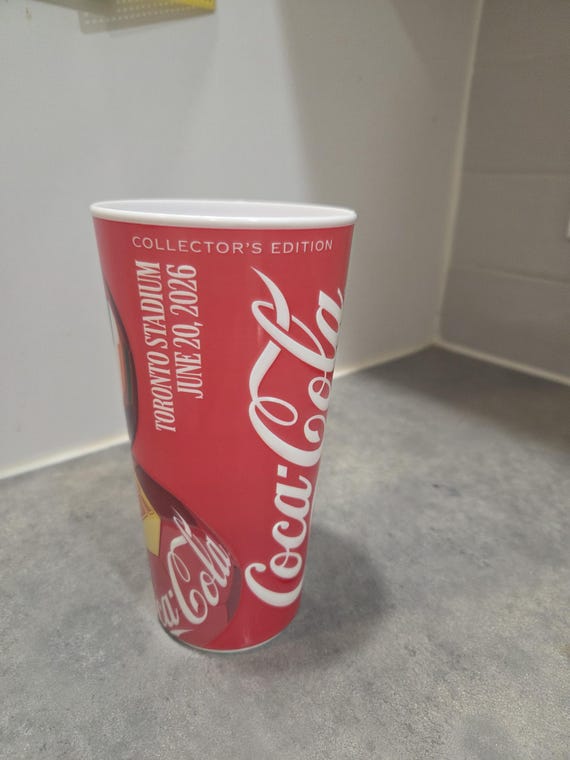 1x Official FIFA World Cup 2026 Germany Ivory Coast Coca Cola Cups
