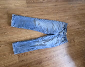L.L.Bean Men’s Double L Classic Fit Flannel-Lined Jeans Blue 34x32 Cabincore