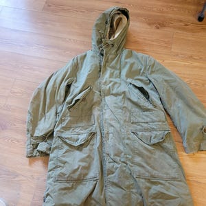 Parka d&#39;hiver m1952 de l&#39;armée américaine pour la guerre de Corée avec doublure pour homme, moyenne