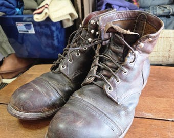 Red Wing Iron Ranger 8111 Boots - Amber Harness Leather - Men's Size 12 D