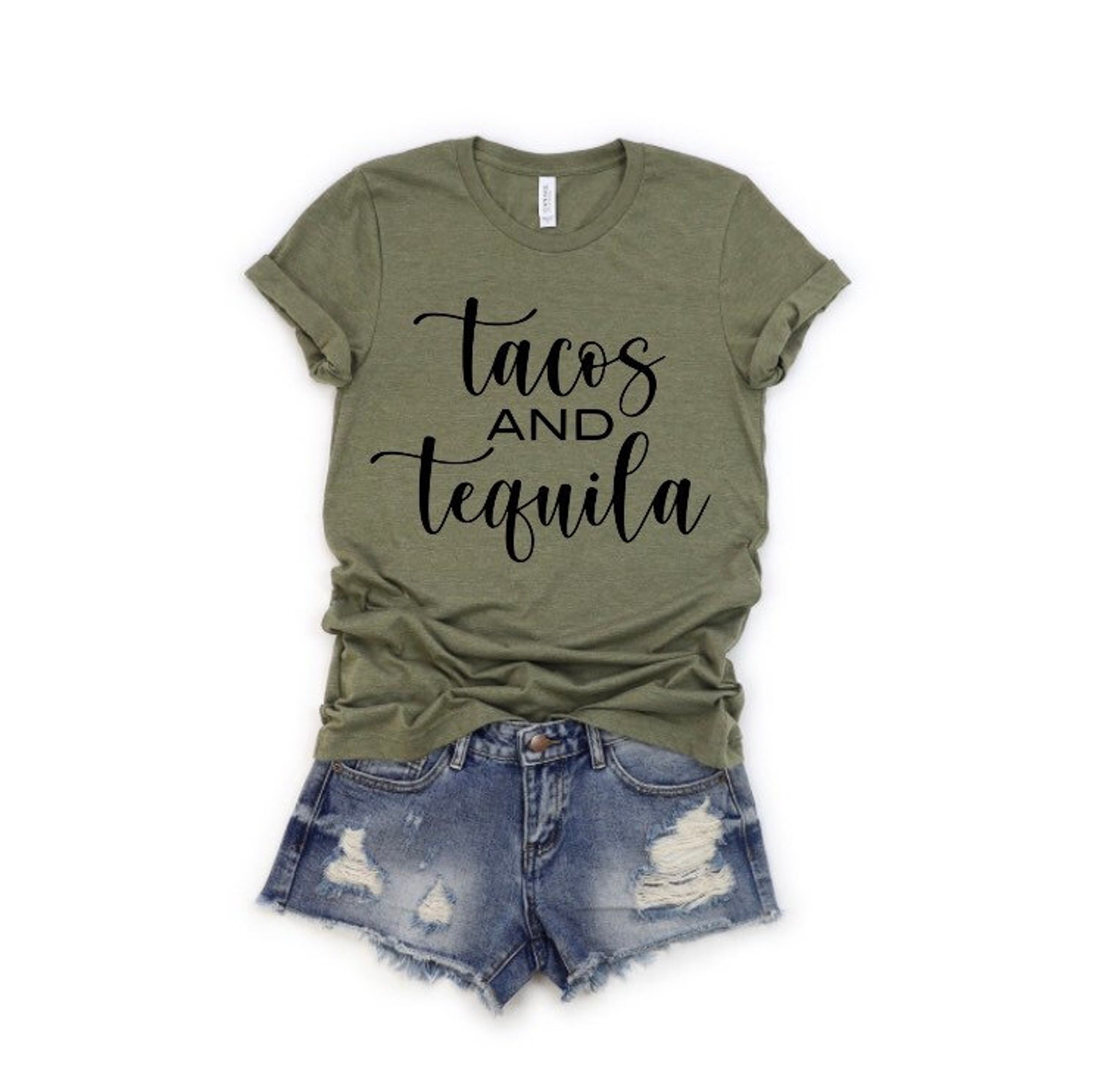Tacos and Tequila Tshirt Tequila & Tacos Shirt Gift for Etsy