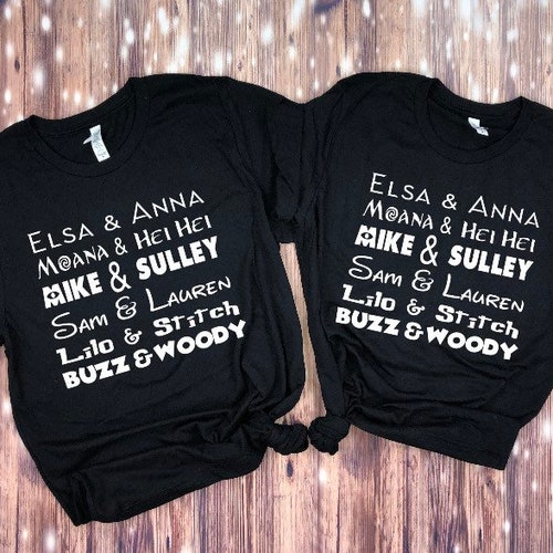 Customizable Bestie Tshirts.. Matching Best Friend Shirts Etsy