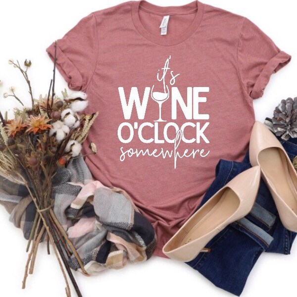 Wine O Clock - Etsy