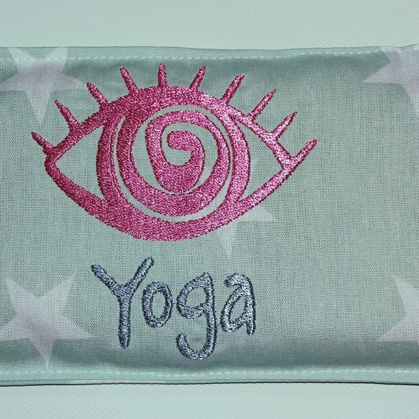 Yoga Eye Pillow Heat Pillow Eye Bags with a touch of lavender yoga pillow