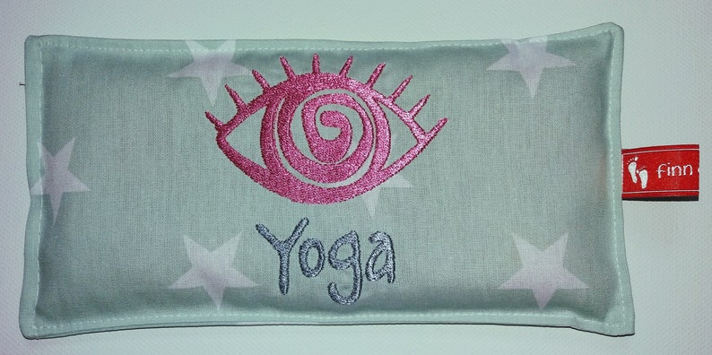 Yoga-Augenkissen Wärmekissen Augensäckchen mit einem Hauch Lavendel Yogakissen Bild 1