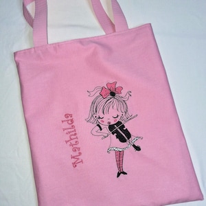 Music book bag Music book bag Music bag Girl with violin Piano player Girl at the piano Music lesson,Girl on the drums,
