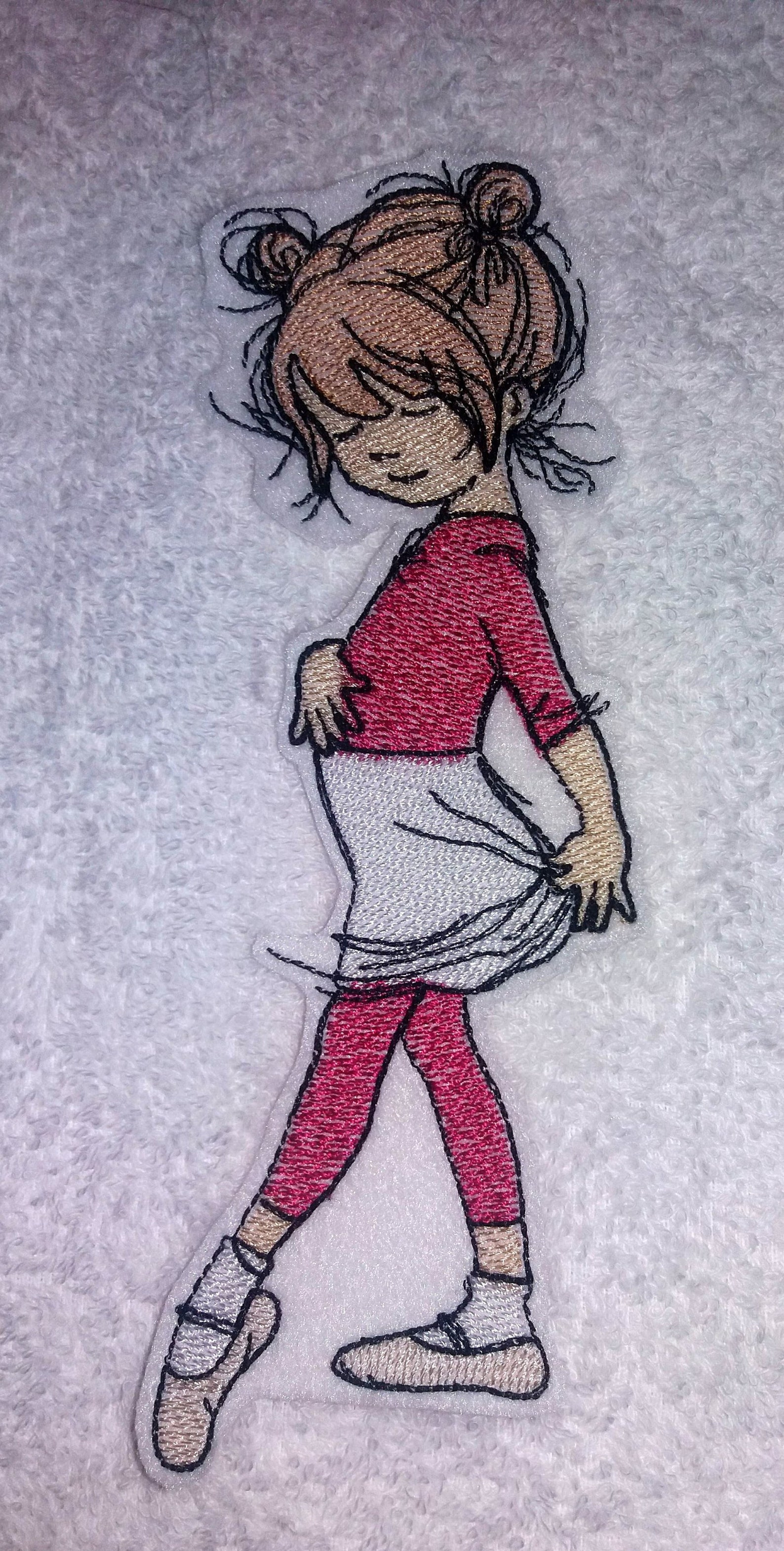 little ballerina dancer pink ballet lace