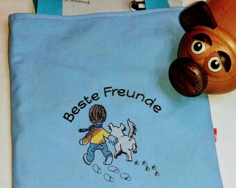 Freundebuchtasche Freundebuch-Tasche Meine Freunde Beste Freunde