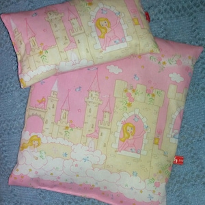 Doll&#39;s Pram Cushion Set Doll&#39;s Bed Cushion for Girls 2-piece