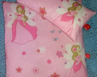 Doll&#39;s pram cushion set doll&#39;s bed cushion princess 2-piecedoll&#39;s bed set, doll&#39;s pram set princess set girls&#39; cradle