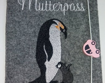 Maternity record book cover, maternity record book pocket made of wool felt