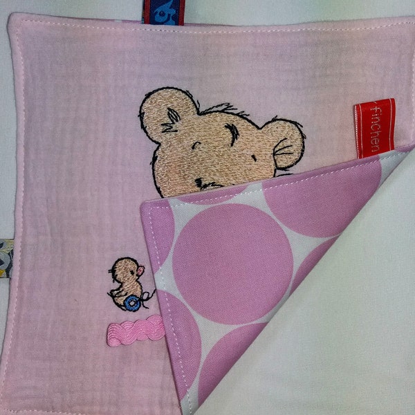 Knister cloth cuddles baby towel motoric towel bear with afterdraw