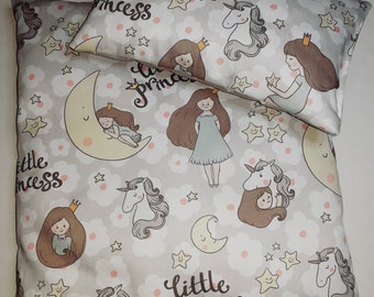 Doll car pillow set doll bed set pillow girl 2-piece Little Princess Little Princess Little Princess