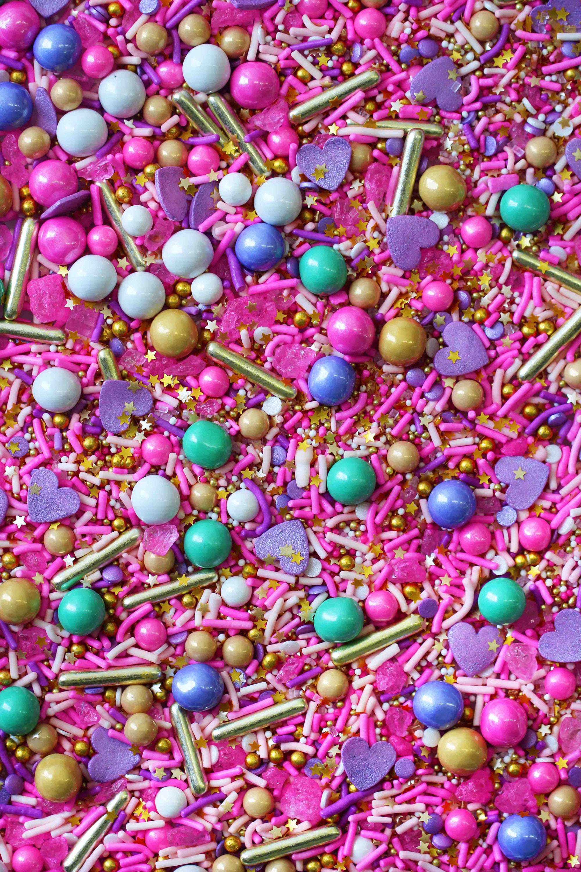 Bombshell Sprinkle Blend Purple and Pink Sprinkles Crunchy Etsy